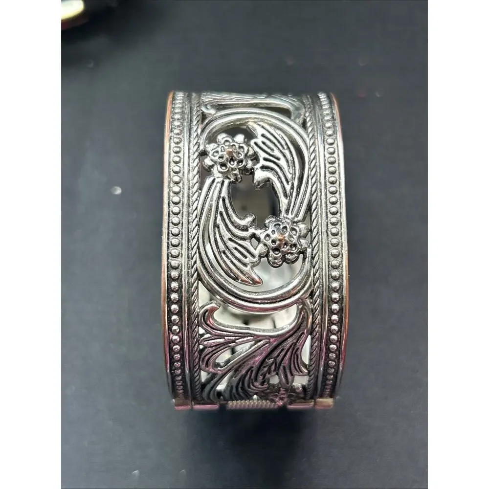 Vivani Silver Tone Women’s Bangle Watch